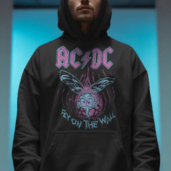 ACDC - Fly on the Wall Band TShirt 100% Cotton - Picture 1 of 1